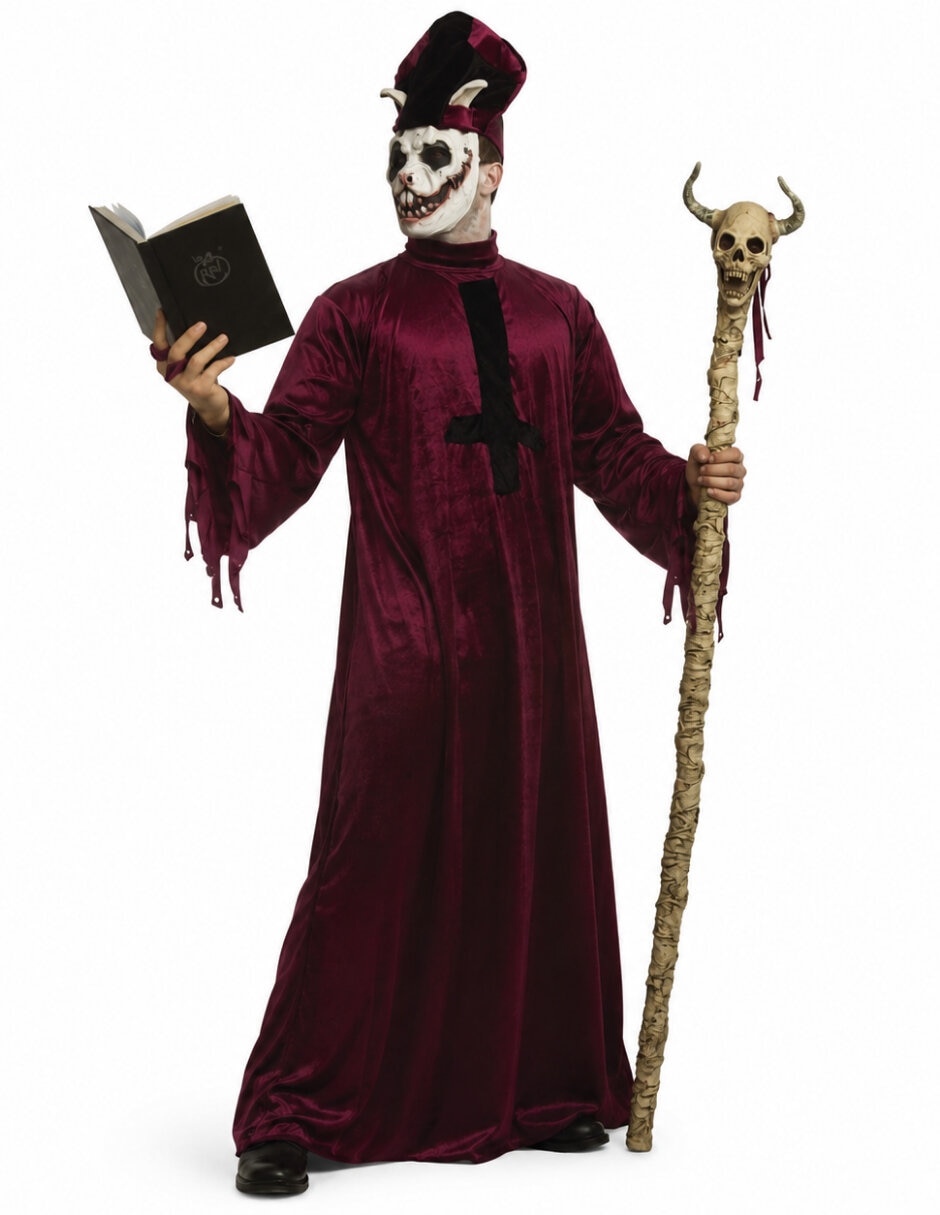 Disfraz Ghoulish Productions Sacerdote malvado de conejo Halloween unisex
